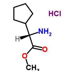 cas no 14328-62-2 is (S)-Methyl 2-amino-2-cyclopentylacetate hydrochloride