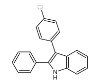 cas no 143360-82-1 is 3-(4-chlorophenyl)-2-phenyl-1H-indole