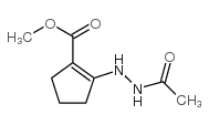 cas no 143391-61-1 is 1-Cyclopentene-1-carboxylicacid,2-(2-acetylhydrazino)-,methylester(9CI)