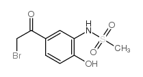 cas no 14347-24-1 is N-[5-(2-BROMO-ACETYL)-2-HYDROXY-PHENYL]-METHANESULFONAMIDE