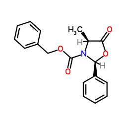 cas no 143564-89-0 is (2R,4R)-3-Benzyloxycarbonyl-4-methyl-2-phenyl-1,3-oxazolidin-5-one