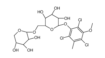 cas no 143601-11-0 is (2S,3R,4S,5S,6R)-2-(2,4,6-trichloro-3-methoxy-5-methylphenoxy)-6-[[(2S,3R,4S,5R)-3,4,5-trihydroxyoxan-2-yl]oxymethyl]oxane-3,4,5-triol