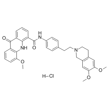 cas no 143851-98-3 is Elacridar hydrochloride