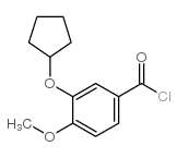 cas no 144036-19-1 is 3-(CYCLOPENTYLOXY)-4-METHOXYBENZOYL CHLORIDE