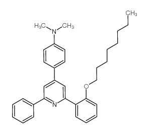 cas no 144190-25-0 is N,N-dimethyl-4-[2-(2-octoxyphenyl)-6-phenylpyridin-4-yl]aniline