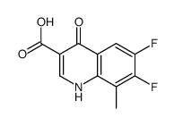 cas no 144298-26-0 is 6,7-difluoro-8-methyl-4-oxo-1H-quinoline-3-carboxylic acid