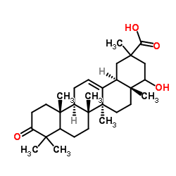 cas no 144629-84-5 is 22-Hydroxy-3-oxoolean-12-en-29-oic acid