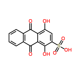 cas no 145-48-2 is 1,4-Dihydroxyanthraquinone-2-sulfonic acid