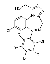 cas no 145225-01-0 is 1'-Hydroxy Triazolam-d4