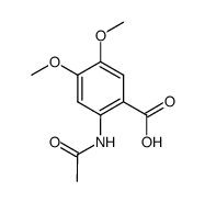 cas no 145352-75-6 is 2-(ACETYLAMINO)-4,5-DIMETHOXYBENZOIC ACID