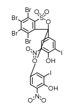 cas no 145551-16-2 is 5',5''-Dinitro-3',3''-diiodo-3,4,5,6-trtrabromophenol-sulfonephthalein