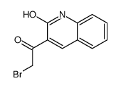 cas no 145736-75-0 is 3-(2-bromoacetyl)-1H-quinolin-2-one