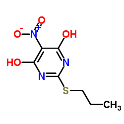 cas no 145783-13-7 is 4-hydroxy-5-nitro-2-propylsulfanyl-1H-pyrimidin-6-one