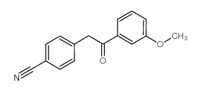 cas no 146653-57-8 is 4-[2-(3-methoxyphenyl)-2-oxoethyl]benzonitrile