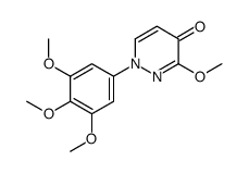 cas no 146824-90-0 is 3-methoxy-1-(3,4,5-trimethoxyphenyl)pyridazin-4-one