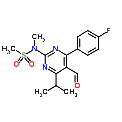 cas no 147118-37-4 is N-[4-(4-Fluorophenyl)-5-formyl-6-(1-methylethyl)-2-pyrimidinyl]-N-methyl-methanesulfonamide