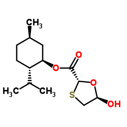 cas no 147126-62-3 is (2R,5R)-5-Hydroxy-1,3-oxathiolane-2-carboxylic acid (1R,2S,5R)-5-methyl-2-(1-methylethyl)cyclohexyl ester