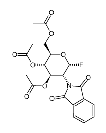 cas no 147157-97-9 is [(2R,3S,4R,5R,6R)-3,4-diacetyloxy-5-(1,3-dioxoisoindol-2-yl)-6-fluorooxan-2-yl]methyl acetate