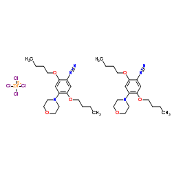 cas no 14726-58-0 is zinc,2,5-dibutoxy-4-morpholin-4-ylbenzenediazonium,tetrachloride