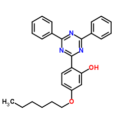 cas no 147315-50-2 is 2-(4,6-Diphenyl-1,3,5-triazin-2-yl)-5-[(hexyl)oxy]-phenol