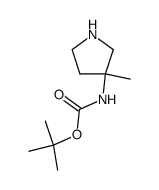 cas no 147459-52-7 is 3-(Boc-amino)-3-methylpyrrolidine