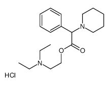 cas no 1477-10-7 is 2-(diethylamino)ethyl 2-phenyl-2-piperidin-1-ylacetate,hydrochloride