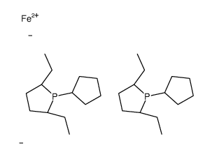 cas no 147762-89-8 is carbanide,(2R,5R)-1-cyclopentyl-2,5-diethylphospholane,iron(2+)