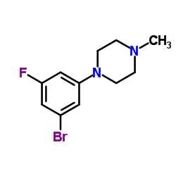 cas no 1481628-12-9 is 1-(3-Bromo-5-fluorophenyl)-4-methylpiperazine