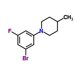 cas no 1481628-14-1 is 1-(3-Bromo-5-fluorophenyl)-4-methylpiperidine