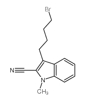 cas no 148237-18-7 is 3-(4-BROMOBUTYL)-2-CYANO-1-METHYLINDOLE