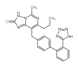 cas no 148504-51-2 is 5-methyl-7-propyl-8-[[4-[2-(2H-tetrazol-5-yl)phenyl]phenyl]methyl]-3H-[1,2,4]triazolo[1,5-c]pyrimidin-2-one