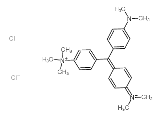 cas no 14855-76-6 is Benzenaminium,4-[[4-(dimethylamino)phenyl][4-(dimethyliminio)-2,5-cyclohexadien-1-ylidene]methyl]-N-ethyl-N,N-dimethyl-,bromide chloride (1:1:1)
