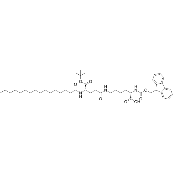 cas no 1491158-62-3 is Fmoc-Lys(Pal-Glu-OtBu)-OH