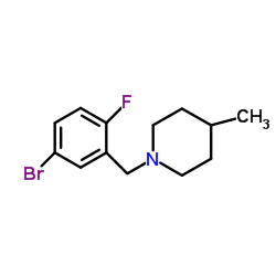 cas no 1492223-82-1 is 1-(5-Bromo-2-fluorobenzyl)-4-methylpiperidine