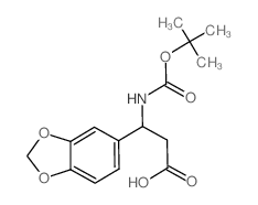 cas no 149520-06-9 is BOC-3-AMINO-3-(BENZO[D][1,3]DIOXOL-5-YL)PROPANOICACID