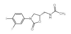 cas no 149524-45-8 is N-[[(5S)-3-(3-fluoro-4-iodophenyl)-2-oxo-1,3-oxazolidin-5-yl]methyl]acetamide