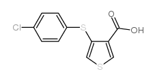 cas no 149609-86-9 is 4-[(4-CHLOROPHENYL)THIO]THIOPHENE-3-CARBOXYLIC ACID