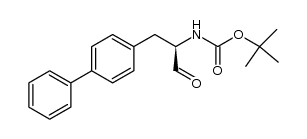 cas no 149709-58-0 is ((R)-2-biphenyl-4-yl-1-formylethyl)carbamic acid t-butyl ester