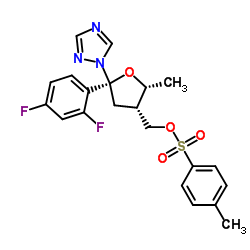 cas no 149809-43-8 is (5R-cis)-Toluene-4-sulfonic acid 5-(2,4-difluorophenyl)-5-(1H-1,2,4-triazol-1-yl)methyltetrahydrofuran-3-ylmethyl ester