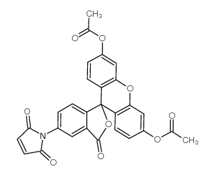 cas no 150322-01-3 is [6'-acetyloxy-5-(2,5-dioxopyrrol-1-yl)-3-oxospiro[2-benzofuran-1,9'-xanthene]-3'-yl] acetate
