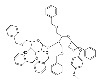 cas no 150412-81-0 is 4-Methoxyphenyl 4-O-(2,3,6-Tri-O-benzyl-beta-D-galactopyranosyl)-2,3,6-tri-O-benzyl-beta-D-glucopyranoside