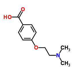 cas no 150798-78-0 is Benzoicacid,4-[2-(dimethylamino)ethoxy]-
