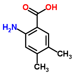 cas no 15089-51-7 is 2-Amino-4,5-dimethylbenzoic acid