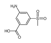 cas no 151104-75-5 is 3-Amino-5-(methylsulfonyl)benzoic acid