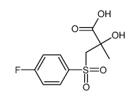 cas no 151262-57-6 is 3-(4-fluorophenyl)sulfonyl-2-hydroxy-2-methylpropanoic acid