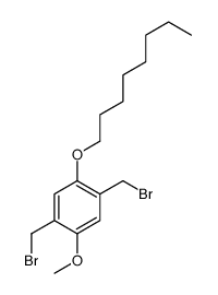 cas no 151835-56-2 is 1,4-bis(bromomethyl)-2-methoxy-5-octoxybenzene