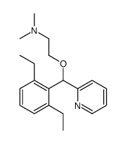 cas no 15301-88-9 is 2-[(2,6-diethylphenyl)-pyridin-2-ylmethoxy]-N,N-dimethylethanamine