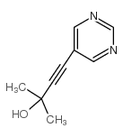 cas no 153286-92-1 is 2-methyl-4-pyrimidin-5-ylbut-3-yn-2-ol