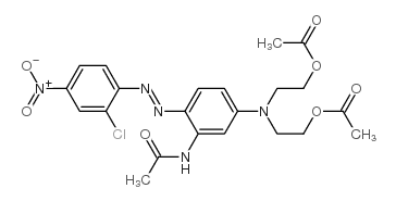 cas no 1533-78-4 is 2,2'-[[3-acetamido-4-[(2-chloro-4-nitrophenyl)azo]phenyl]imino]diethyl diacetate