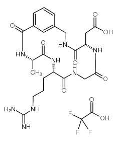 cas no 153381-95-4 is Cyclo(-Ala-Arg-Gly-Asp-3-aminomethylbenzoyl) trifluoroacetate salt